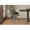 Chaise pivotante SOLSTICE en tissu