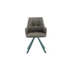 Chaise pivotante SOLSTICE en tissu