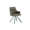 Chaise pivotante SOLSTICE en tissu