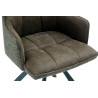 Chaise pivotante SOLSTICE en tissu