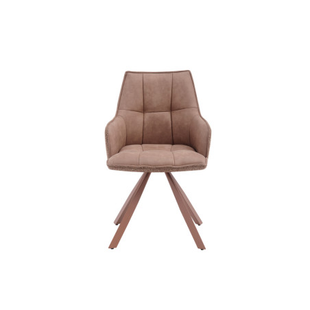 Chaise pivotante SOLSTICE en tissu