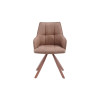Chaise pivotante SOLSTICE en tissu