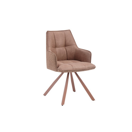 Chaise pivotante SOLSTICE en tissu