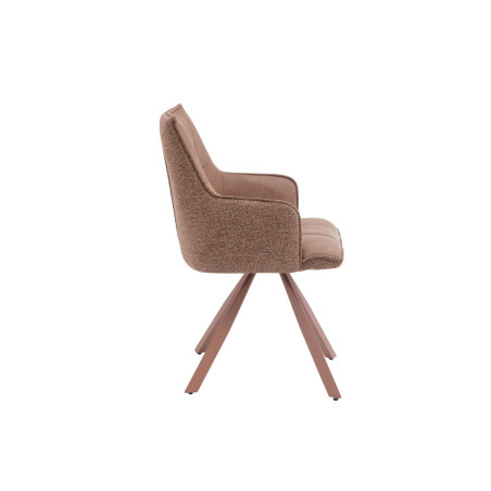 Chaise pivotante SOLSTICE en tissu