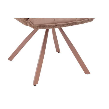Chaise pivotante SOLSTICE en tissu
