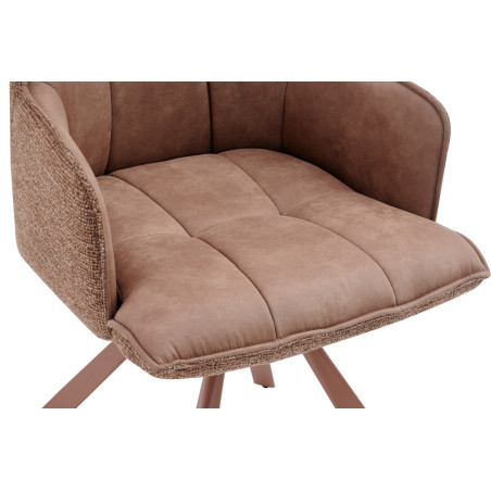 Chaise pivotante SOLSTICE en tissu