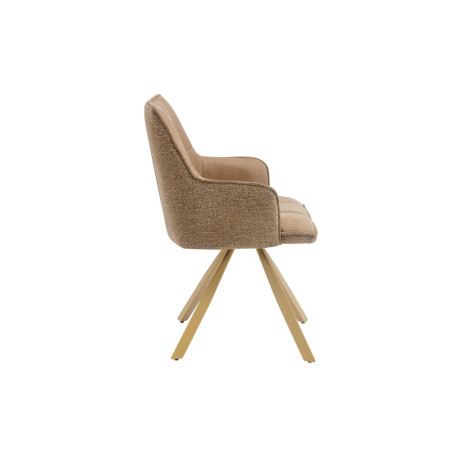 Chaise pivotante SOLSTICE en tissu
