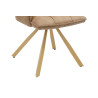 Chaise pivotante SOLSTICE en tissu