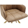 Chaise pivotante SOLSTICE en tissu