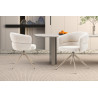 Chaise pivotante LEVANT en tissu