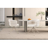 Chaise pivotante LEVANT en tissu