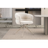 Chaise pivotante LEVANT en tissu