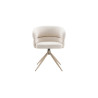 Chaise pivotante LEVANT en tissu