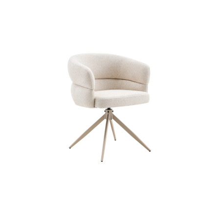 Chaise pivotante LEVANT en tissu