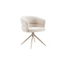 Chaise pivotante LEVANT en tissu