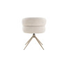 Chaise pivotante LEVANT en tissu