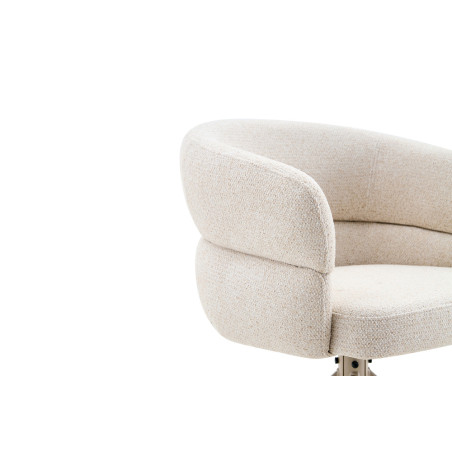Chaise pivotante LEVANT en tissu