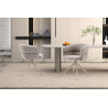 Chaise pivotante LEVANT en tissu