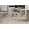 Chaise pivotante LEVANT en tissu
