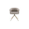 Chaise pivotante LEVANT en tissu