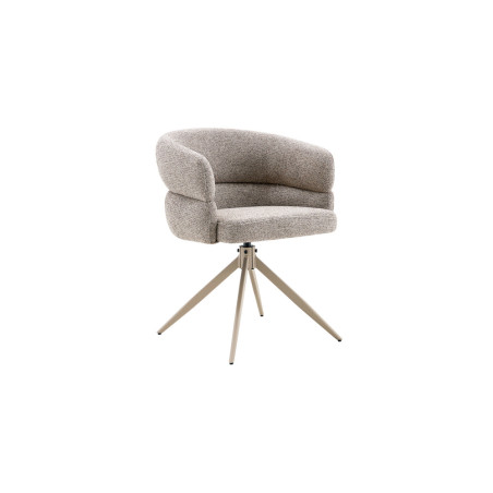 Chaise pivotante LEVANT en tissu