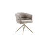 Chaise pivotante LEVANT en tissu