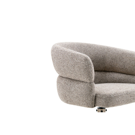 Chaise pivotante LEVANT en tissu