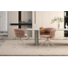 Chaise pivotante LEVANT en tissu