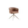 Chaise pivotante LEVANT en tissu