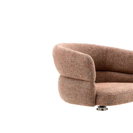 Chaise pivotante LEVANT en tissu