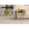 Chaise pivotante LEVANT en tissu