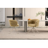 Chaise pivotante LEVANT en tissu