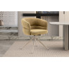 Chaise pivotante LEVANT en tissu