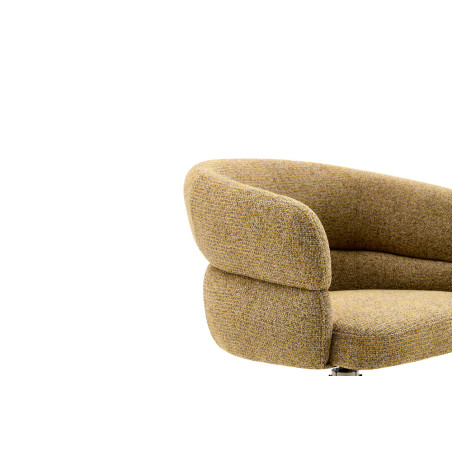 Chaise pivotante LEVANT en tissu