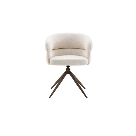 Chaise pivotante LEVANT en tissu