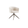 Chaise pivotante LEVANT en tissu