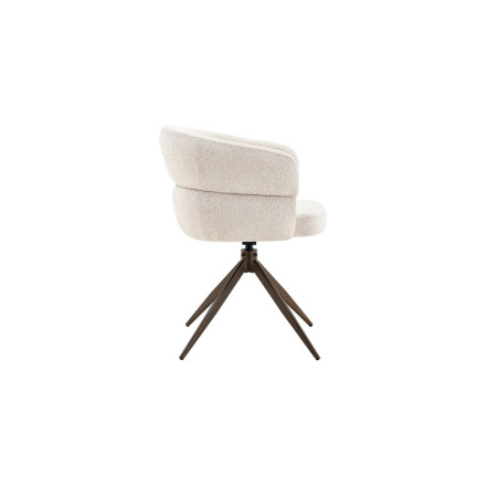 Chaise pivotante LEVANT en tissu