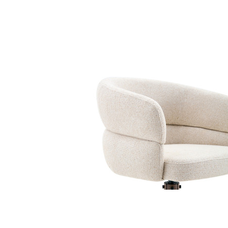 Chaise pivotante LEVANT en tissu