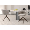 Chaise pivotante LEVANT en tissu