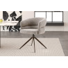Chaise pivotante LEVANT en tissu