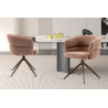 Chaise pivotante LEVANT en tissu