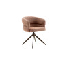 Chaise pivotante LEVANT en tissu