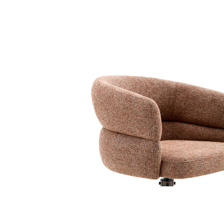 Chaise pivotante LEVANT en tissu
