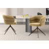 Chaise pivotante LEVANT en tissu