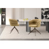 Chaise pivotante LEVANT en tissu