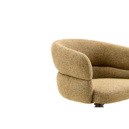 Chaise pivotante LEVANT en tissu