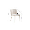 Chaise ALOE en tissu