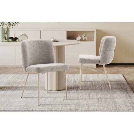 Chaise ALOE en tissu