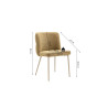 Chaise ALOE en tissu