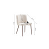 Chaise ALOE en tissu
